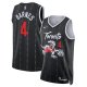 Men's Unisex Toronto Raptors #4 Scottie Barnes Nike Black 2025/26 Swingman City Edition Jersey