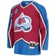 Men's Colorado Avalanche Peter Forsberg Mitchell & Ness Burgundy  1995/96 Blue Line Player Jersey