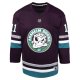 Youth Anaheim Ducks Trevor Zegras Purple 30th Anniversary Replica Player Jersey