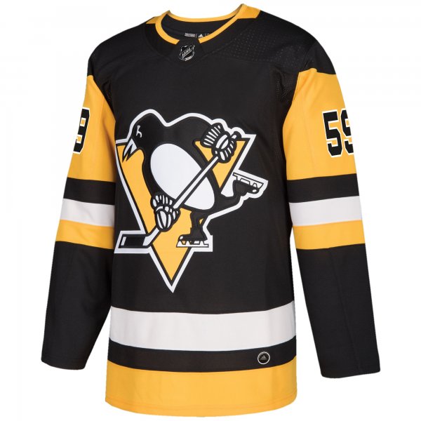 Men's Pittsburgh Penguins Jake Guentzel adidas Black Player Jersey