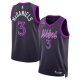 Men's Unisex Minnesota Timberwolves #3 Jaden McDaniels Nike Purple 2025/26 Swingman City Edition Jersey