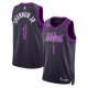 Men's Unisex Minnesota Timberwolves #1 Terrence Shannon Jr. Nike Purple 2025/26 Swingman City Edition Jersey